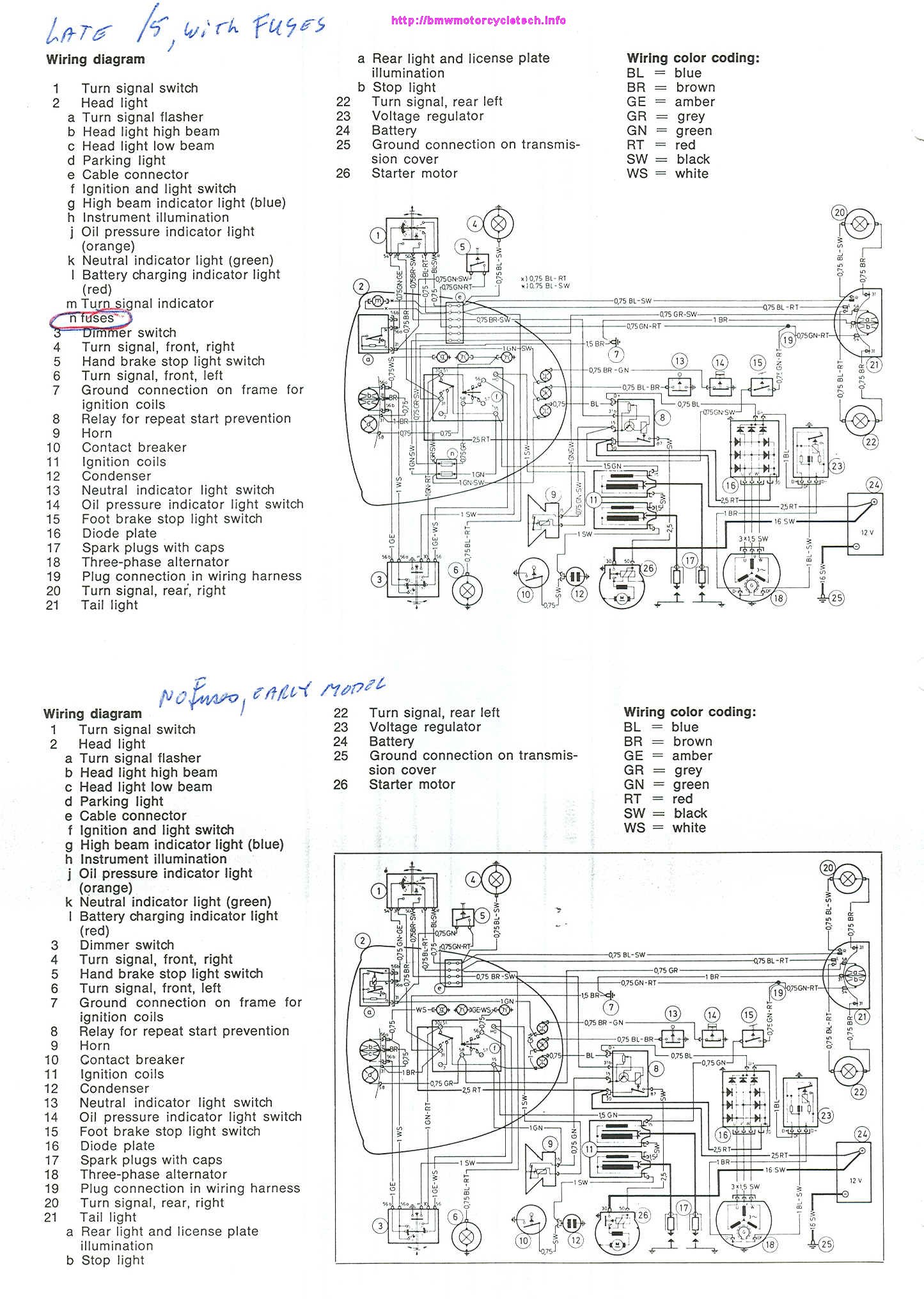 R75 '72 project – wiring diagram BMW 2002 Tii BMW MOA Forum
